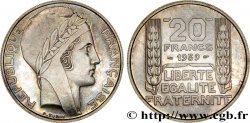 Essai de 20 francs Turin en argent, poids moyen 1939 Paris G.853 
