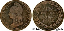 Cinq centimes Dupré, grand module 1797 Limoges F.115/23