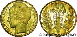 Concours de 100 francs or, essai de Bazor en bronze-aluminium 1929 Paris GEM.288 7 MS60 