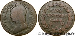 Cinq centimes Dupré, grand module 1800 Paris/Orléans F.115/99