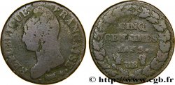 Cinq centimes Dupré, grand module 1800 Strasbourg F.115/118