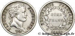 Demi-franc Napoléon Ier tête laurée, République française 1808 La Rochelle F./ TTB45 