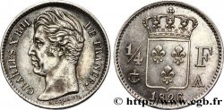 1/4 franc Charles X 1826 Paris F.164/2