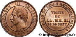 Module de dix centimes, Visite impériale à Lille les 23 et 24 septembre 1853 1853 Lille VG.3365  SUP58 