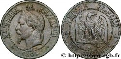 Dix centimes Napoléon III, tête laurée 1864 Strasbourg F.134/14 TB35 