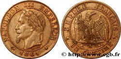 Un centime Napoléon III, tête laurée 1861 Paris F.103/1