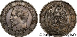 Deux centimes Napoléon III, tête nue 1854 Bordeaux F.107/16 TTB48 