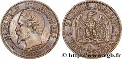 Deux centimes Napoléon III, tête nue 1854 Bordeaux F.107/16