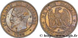 Deux centimes Napoléon III, tête nue 1855 Strasbourg F.107/23 TTB54 