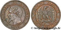 Deux centimes Napoléon III, tête nue 1855 Marseille F.107/36 TTB40 