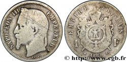 1 franc Napoléon III, tête laurée 1869 Paris F.215/14