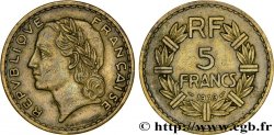 5 francs Lavrillier, bronze-aluminium 1939  F.337/3 TTB45 