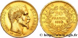 20 francs or Napoléon III, tête nue 1859 Paris F.531/15