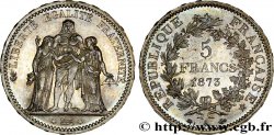 5 francs Hercule 1873 Paris F.334/9 SUP62 