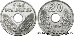 20 centimes État français, légère 1944  F.153A/2