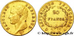 20 francs or Napoléon tête nue, Calendrier révolutionnaire 1805 Paris F.512/1