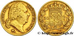 20 francs or Louis XVIII, tête nue 1817 Paris F.519/5