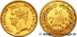20 francs or Louis-Philippe, Tiolier, tranche inscrite en creux 1831 Paris F.524/2 TB35 