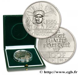 Piéfort Brillant Universel de 100 francs Liberté (Statue de la) 1986 Pessac F.454/2P FDC67 