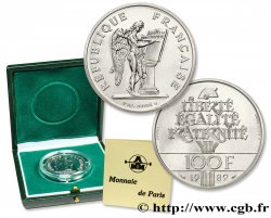 Piéfort Brillant Universel de 100 francs Droits de l Homme 1989 Pessac F.457/2P FDC65 