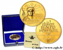 Brillant Universel Or 100 francs - Statue de la Liberté 1986  F.1602 3 FDC68 