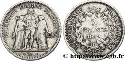 5 francs Hercule, IIe République 1849 Paris F.326/5