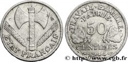 50 centimes Francisque, légère 1944  F.196/4 TTB48 