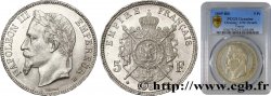 5 francs Napoléon III, tête laurée 1869 Strasbourg F.331/15 SPL PCGS