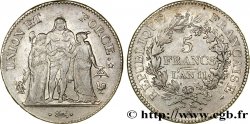 5 francs Union et Force, Union serré, seulement glands intérieurs 1803 Paris F.288/188 TTB45 