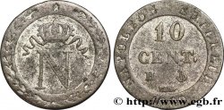 10 cent. à l&nbsp;N couronnée 1809 La Rochelle F.130/14 TTB45 