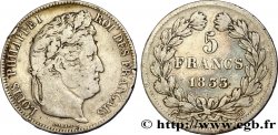 5 francs IIe type Domard 1833 Strasbourg F.324/16