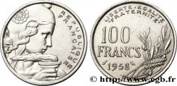 100 francs Cochet, chouette 1958  F.450/13 TTB50 