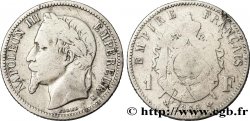 1 franc Napoléon III, tête laurée 1866 Bordeaux F.215/5 B8 