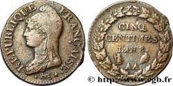Cinq centimes Dupré, grand module 1800 Metz F.115/102