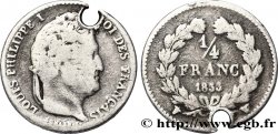 1/4 franc Louis-Philippe 1833 Lille F.166/36