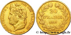 20 francs or Louis-Philippe, Domard 1837 Paris F.527/16