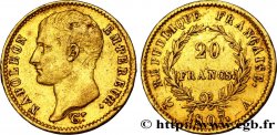 20 francs or Napoléon tête nue, type transitoire 1807 Paris F.514/1