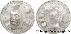 Belle Épreuve 15 écus / 100 francs Jean Monnet 1992 Paris F.2002 01