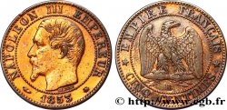 Cinq centimes Napoléon III, tête nue 1853 Strasbourg F.116/3