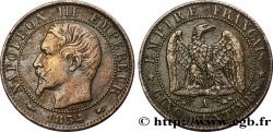 Cinq centimes Napoléon III, tête nue 1854 Paris F.116/8 TTB48 