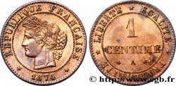 1 centime Cérès 1874 Paris F.104/3 TTB54 