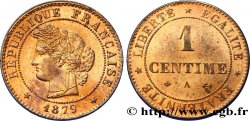 1 centime Cérès, ancre barrée 1879 Paris F.104/9 SPL63 