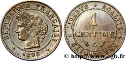 1 centime Cérès 1893 Paris F.104/20 SUP58 