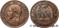 Deux centimes Napoléon III, tête nue 1853 Rouen F.107/2 TTB40 