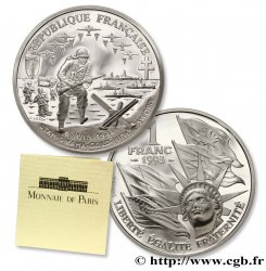 Belle Épreuve 1 franc - Débarquement 1993 Paris F.1002 2 MS70 