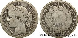 1 franc Cérès, IIe République 1849 Paris F.211/1