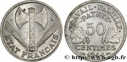 50 centimes Francisque, légère 1944 Beaumont-Le-Roger F.196/5