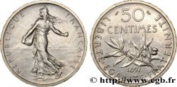 Essai au module de 5 francs et au revers de 50 centimes Semeuse 1897 Paris GEM.152.1  SUP60 