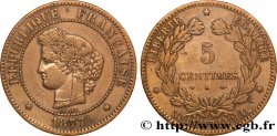 5 centimes Cérès 1877 Bordeaux F.118/16 TB35 