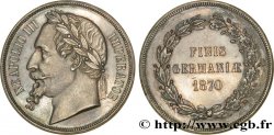 Module de 5 francs &nbsp;Finis Germaniæ&nbsp; en argent 1870 Bruxelles VG.3758  fST64 
